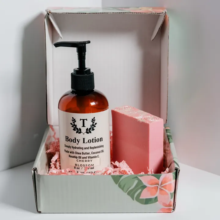 Cherry Blossom Soap & Lotion Set